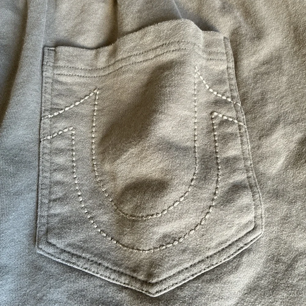 Mens True Religion Sweat Shorts Drawstring & Pockets Men's XL Brown French Terry